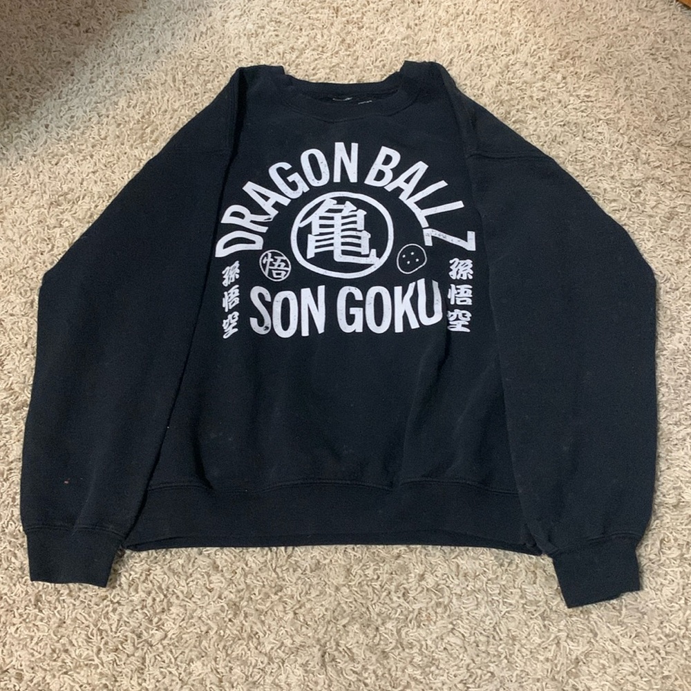 Black DragonBall Z Thick Sweater